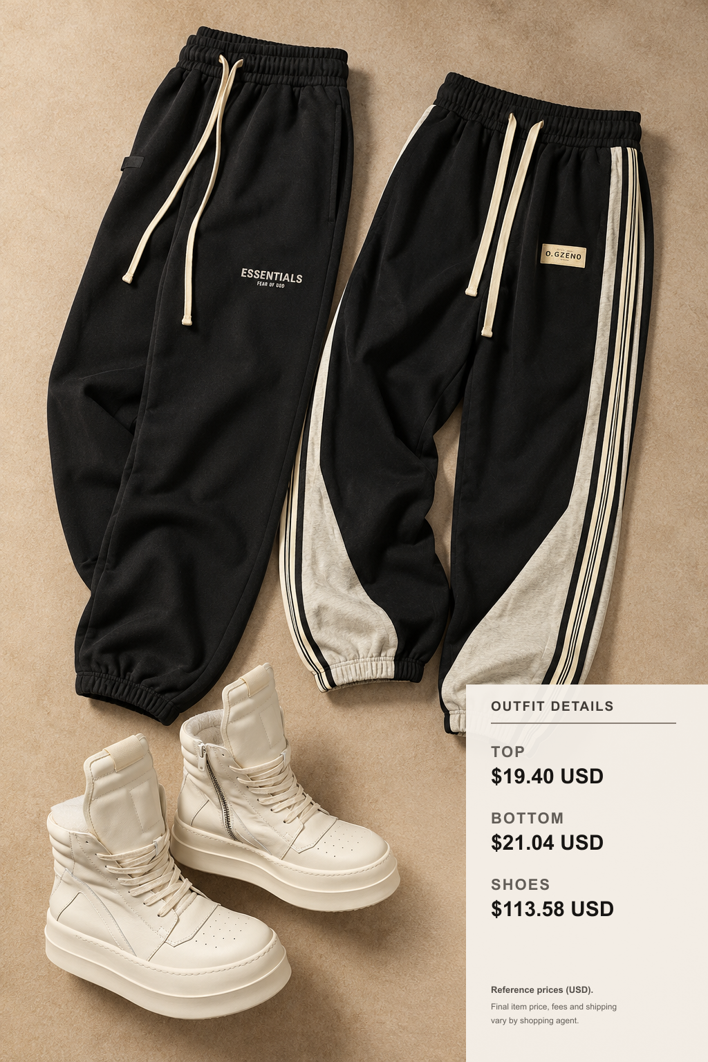 Style Rick Owens Pants with Chunky Shoes