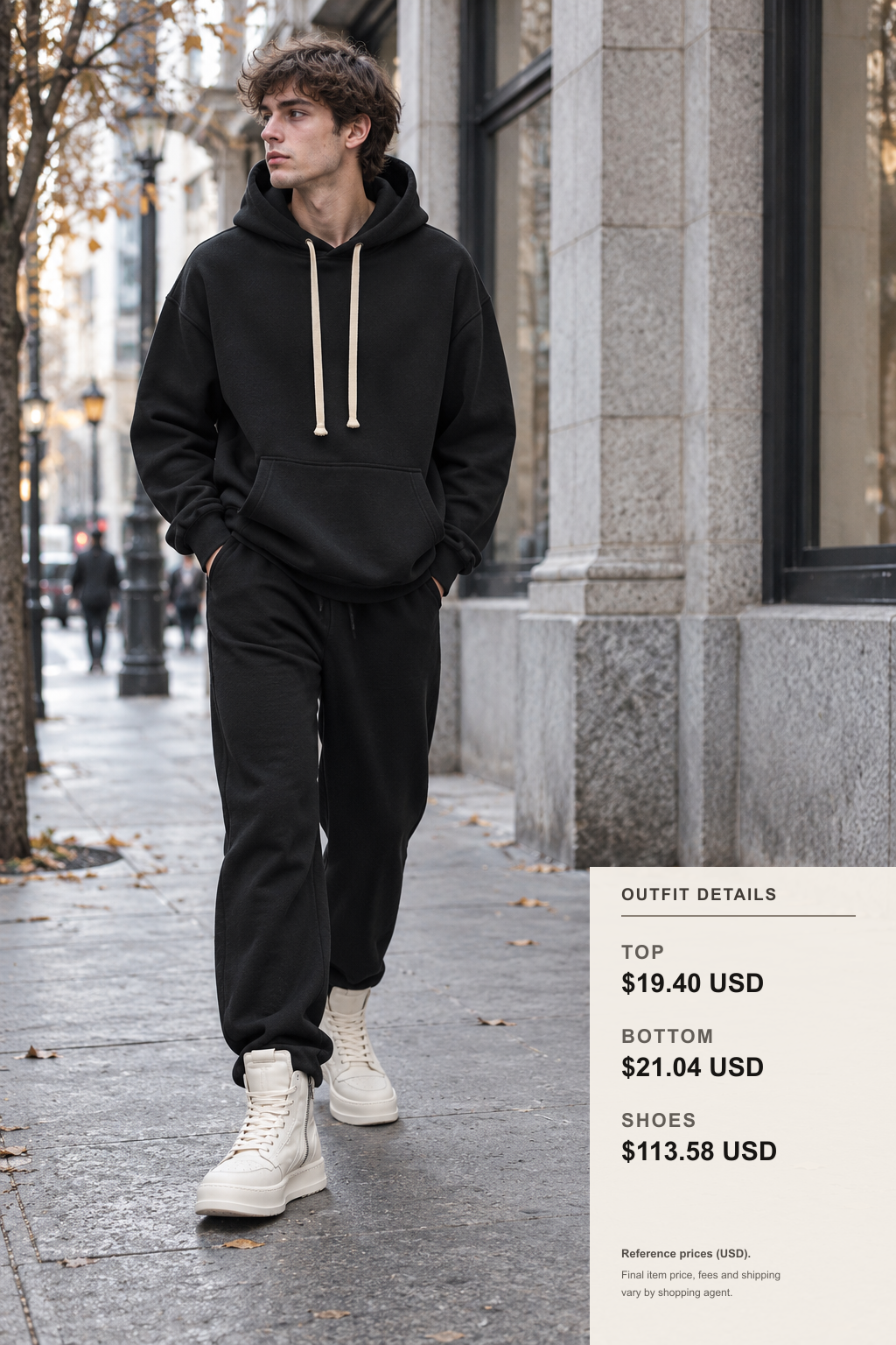 Rick Owens Pants With Chunky Shoes outfit 1 full-body street style for pandabuy