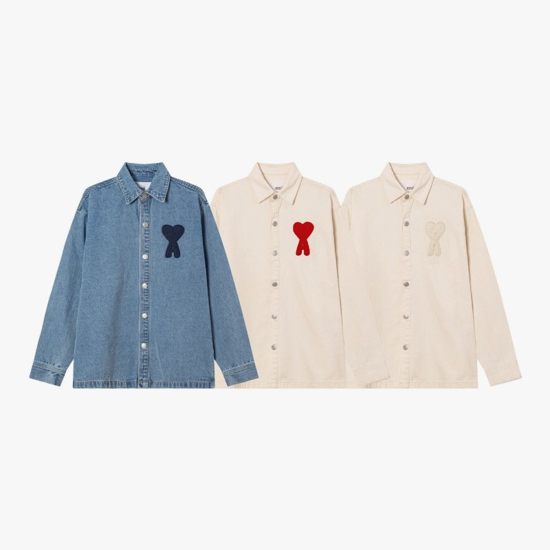 Ami Paris Heart-Embroidered Denim Shirt Review: Stitch-Level Notes on a $47.01 Order