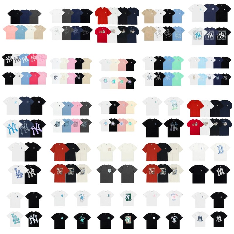 MLB Multi-Color T-Shirt Collection (40+) Review: Mid-Weight Cotton, S–XXXL, One Sizing Warning